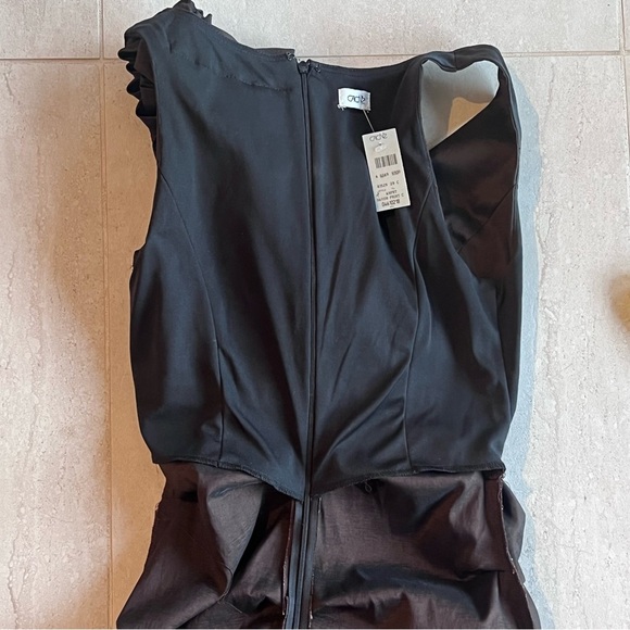 Vintage Cache Satin Bodycon Knee Length Dress Size 4 - Picture 7 of 7